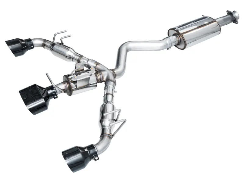 AWE Tuning Touring Edition Exhaust - Diamond Black Tips - 2023-2026 Toyota GR Corolla