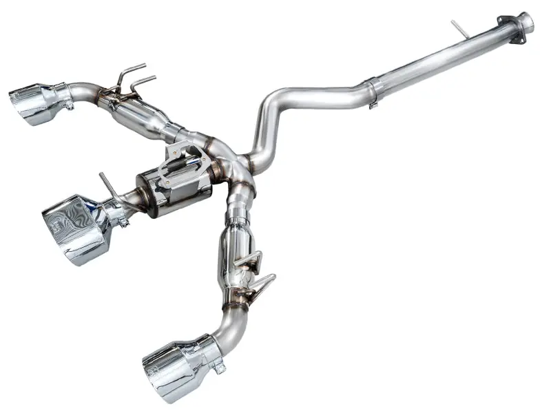 AWE Tuning Track Edition Catback Exhaust - Chrome Silver Tips - 2023-2026 Toyota GR Corolla