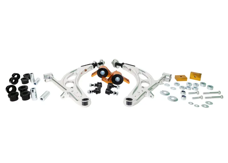 Whiteline Front Lower Street Performance Alloy Control Arm Kit - 2002-2007 Subaru WRX / 2004-2007 Subaru STI / 1993-2007 Subaru Impreza