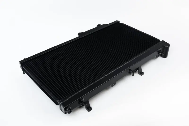 CSF 1-Row 31mm High-Performance Aluminum Radiator - Black - 2008-2014 Subaru STI / 2015-2021 WRX (MT Models)