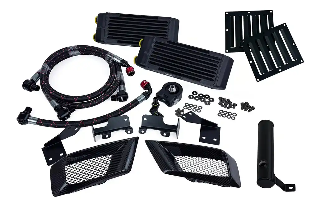 CSF High-Performance Dual Engine Oil Cooler Kit - 2023-2026 Honda Civic Type R FL5