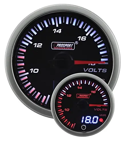 ProSport 2-1/16" JDM Electrical Volt Gauge