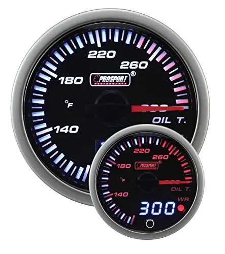 ProSport 2-1/16" JDM Electrical Oil Temperature Gauge
