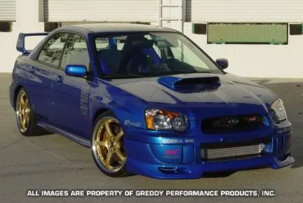 Greddy Fiberglass Front Lip Spoiler - 2004-2005 Subaru WRX / STI