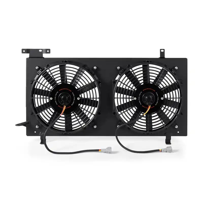 Mishimoto PNP Aluminum Fan Shroud - Black - 2008-2014 Subaru WRX / 2008-2015 STI