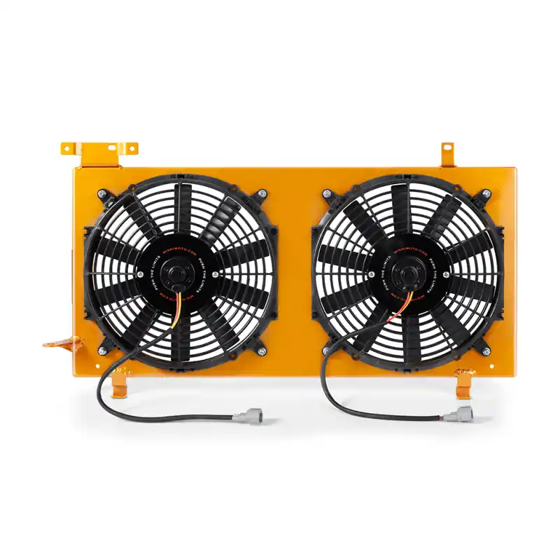 Mishimoto PNP Aluminum Fan Shroud - Gold - 2001-2007 Subaru WRX/ 2004-2007 STI