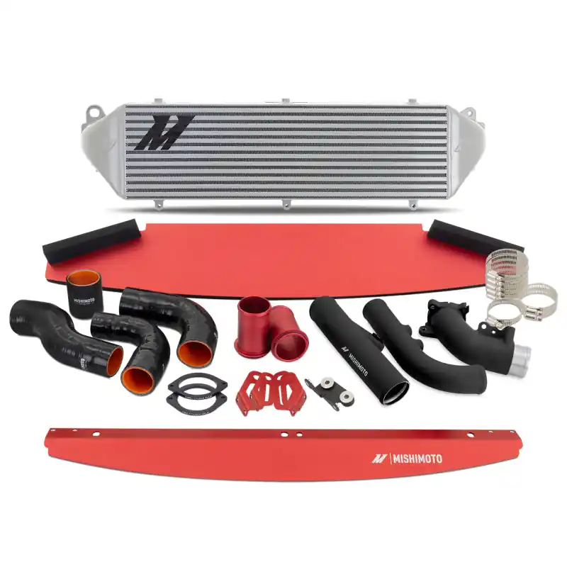 Mishimoto Intercooler & Pipe Kit - Silver Cooler - Black Pipes - 2023-2026 Toyota GR Corolla