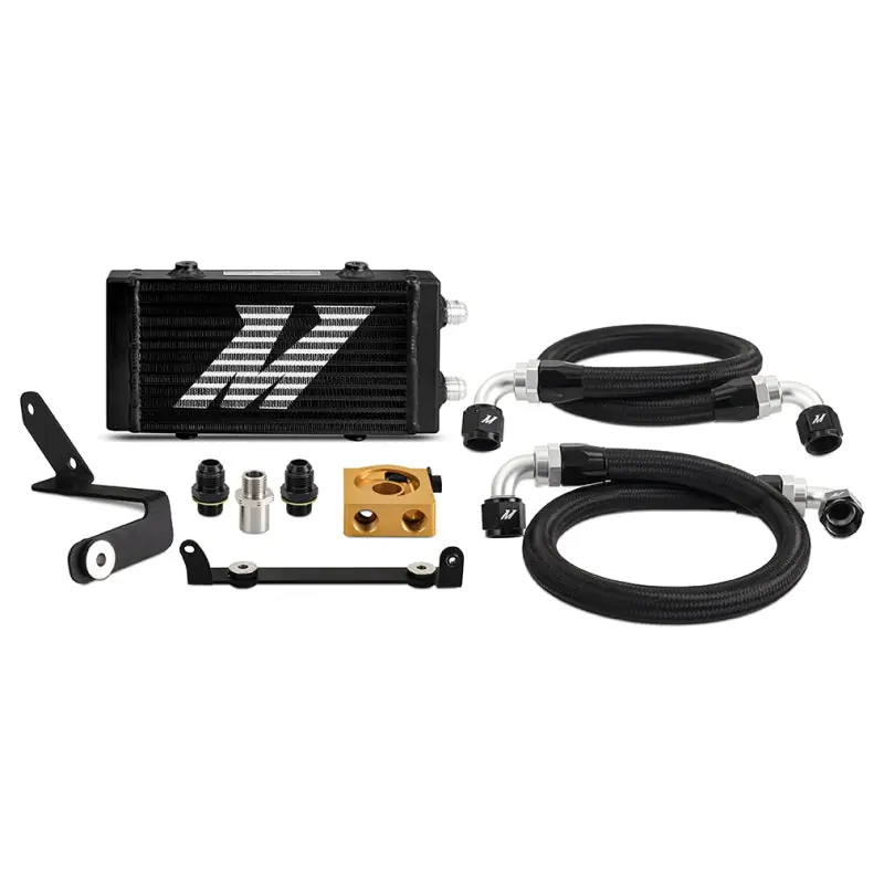 Mishimoto Oil Cooler Kit - Thermostatic - Black - 2023-2026 Toyota GR Corolla