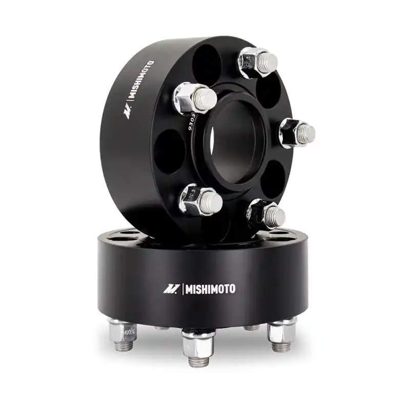 Mishimoto Wheel Spacers - 5x100 - 56.1 - 45 - M12 - Black - 2013-2026 Scion FR-S / Subaru BRZ / Toyota 86/GR86 / 2002–2014 Subaru WRX / 2004 Subaru WRX STI / 1998–2018 Subaru Forester / 2000–2019 Subaru Legacy / 2000–2019 Subaru Outback