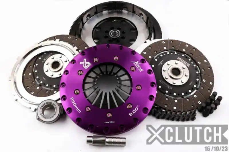 XClutch 9in Twin Solid Organic Clutch Kit - 2017-2026 Honda Civic Type R