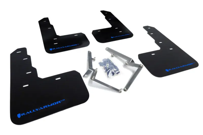Rally Armor Black UR Mud Flap w/Blue Logo - 2017-2022 Honda Civic Type R
