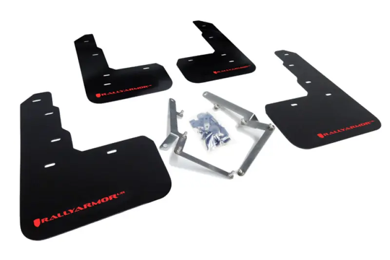 Rally Armor Black UR Mud Flap w/Red Logo - 2017-2022 Honda Civic Type R