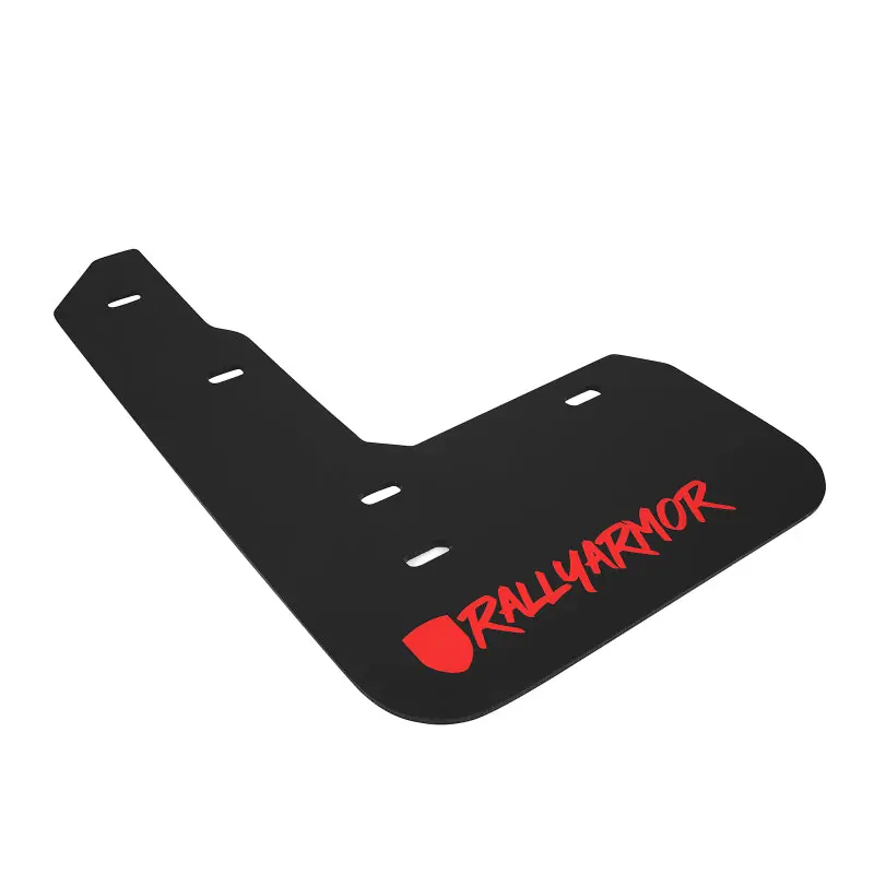Rally Armor Black Mud Flap Red Altered Font Logo - 2017-2022 Honda Civic Type R