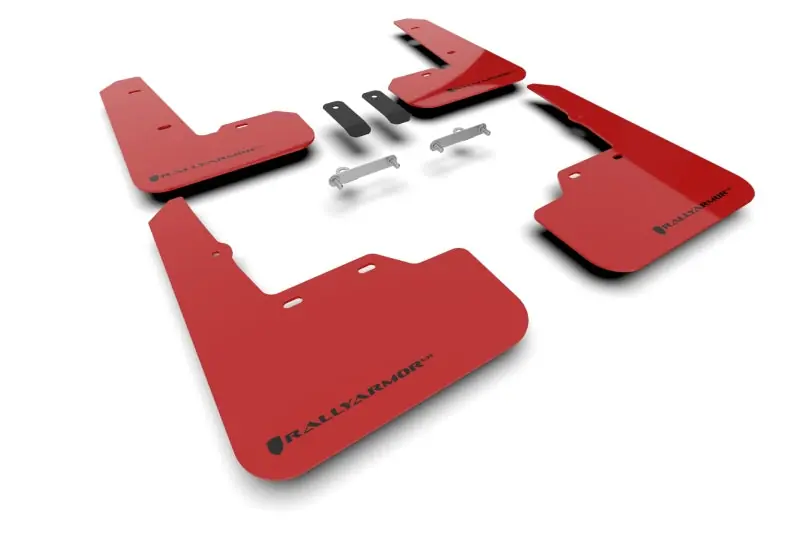 Rally Armor Red UR Mud Flap w/Black Logo - 2022-2026 Subaru WRX