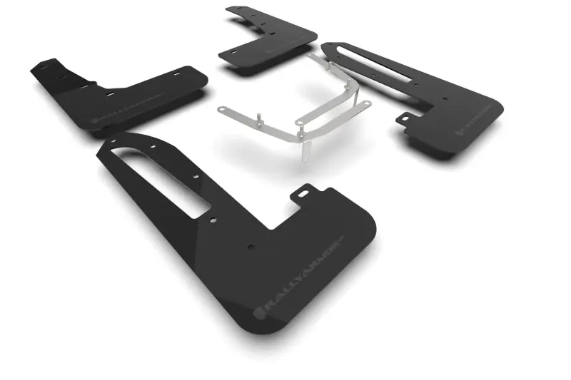 Rally Armor Black Mud Flap Grey Logo - 2023-2026 Honda Civic Type R