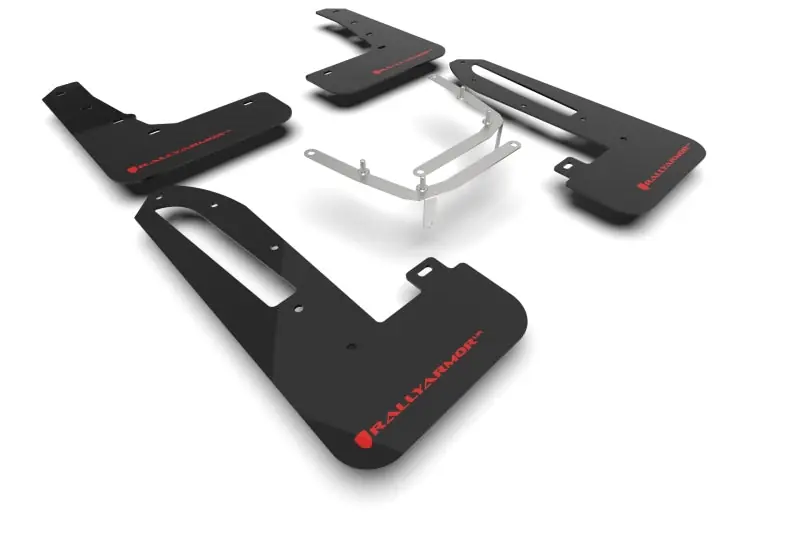 Rally Armor Black Mud Flap Red Logo - 2023-2026 Honda Civic Type R