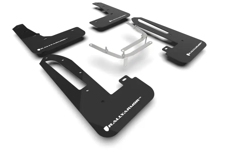 Rally Armor Black Mud Flap White Logo - 2023-2026 Honda Civic Type R