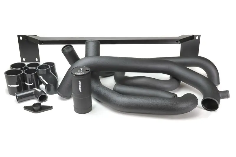 PERRIN 08-14 Subaru STI Front Mount Intercooler Boost Tube Kit - Black - 2008-2014 Subaru STI