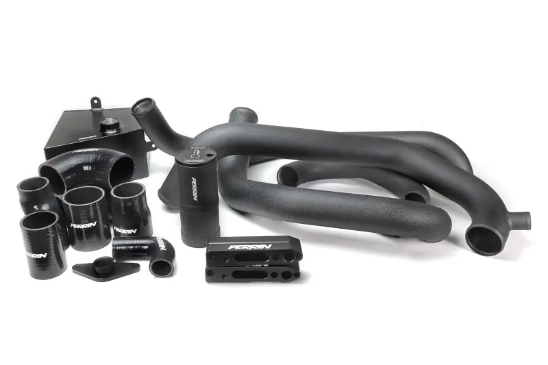 PERRIN 15-21 Subaru STI Front Mount Intercooler Boost Tube Kit - Black - 2015-2021 Subaru STI