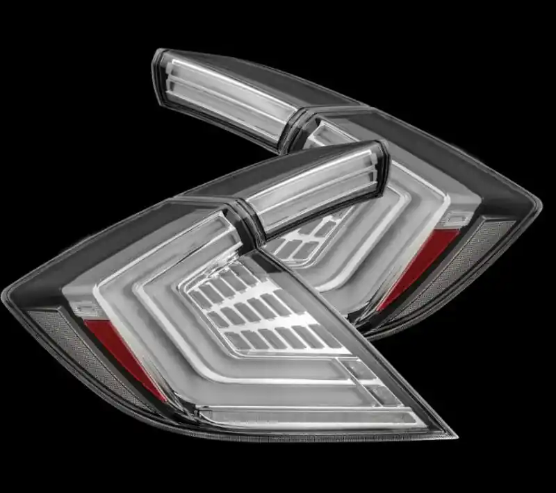 AlphaRex Nova-Series LED Tail Lights (Pair) - Clear - 2017-2022 Honda Civic Type-R / Hatchback