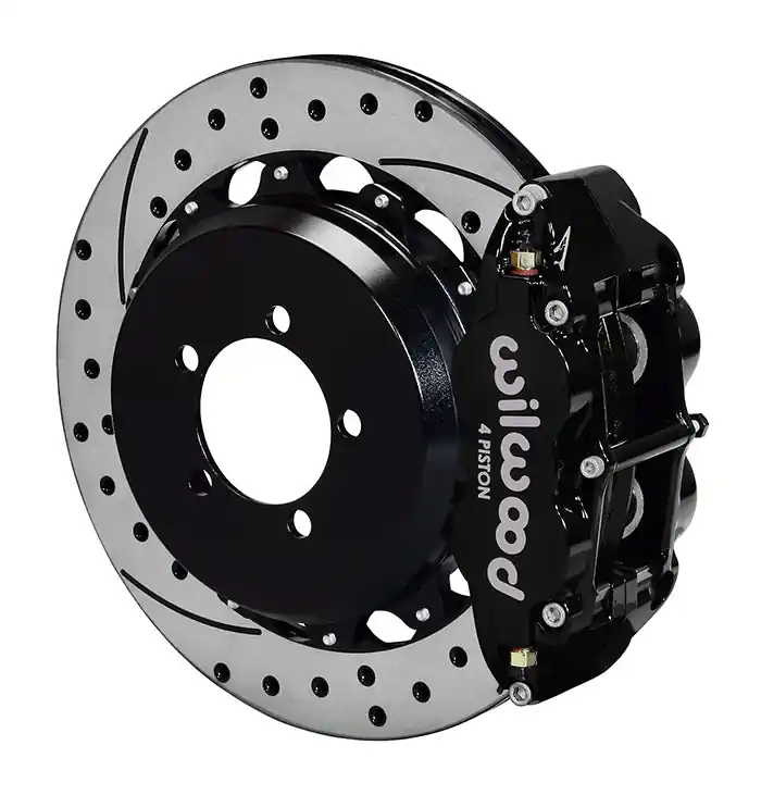 Wilwood FNSL4R 12.88in Rear Kit Drilled / Slotted Black - 2013-2021 Scion FR-S / Subaru BRZ / Toyota 86