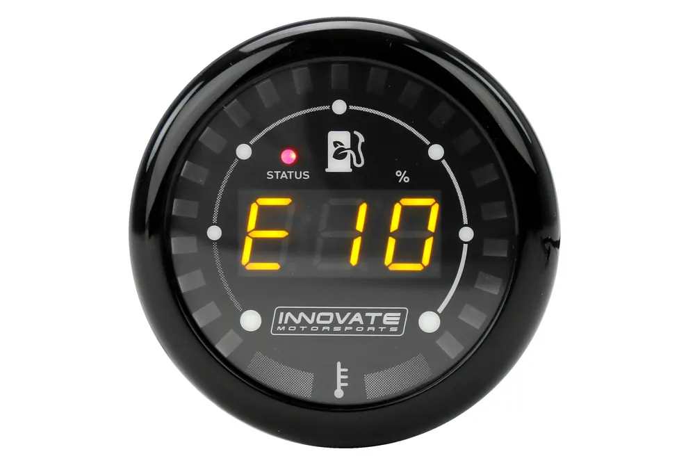 Innovate Motorsports MTX-D Ethanol Content Percent and Fuel Temp Gauge Kit w/out Ethanol Sensor - Universal