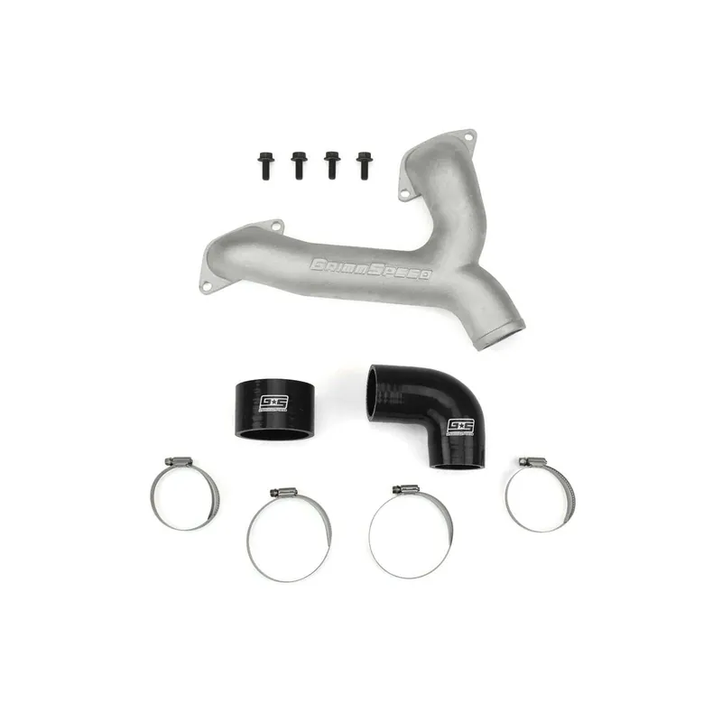 Grimmspeed TMIC Y-Pipe Kit Black - Subaru Models (inc. 2002-2014 WRX / 2004+ STI)