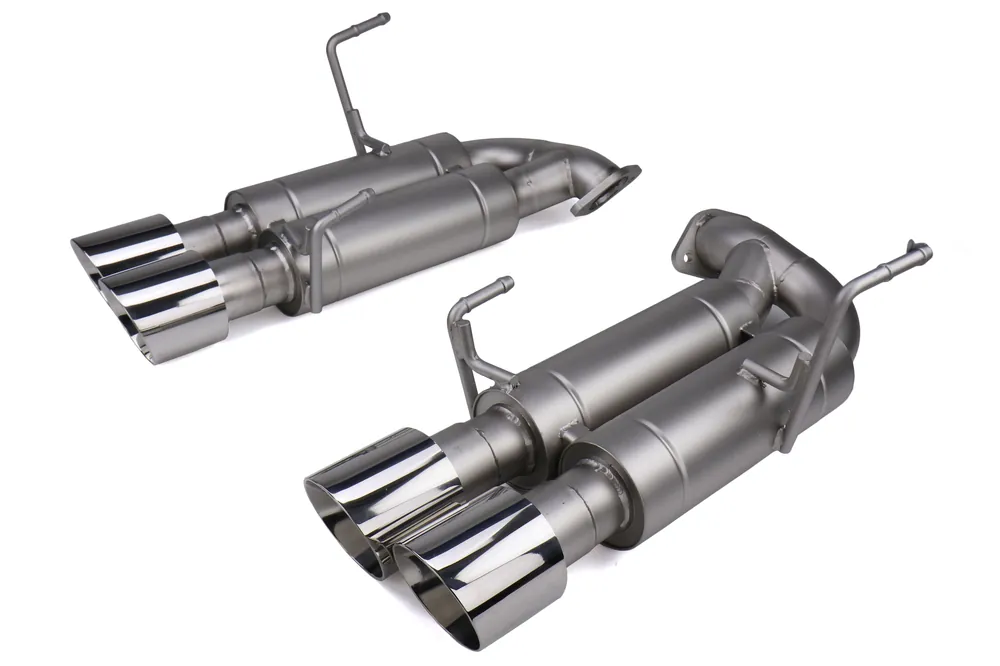 cp-e Austenite Axle Back Exhaust w/ Polished Tips - 2015-2021 Subaru WRX / STI