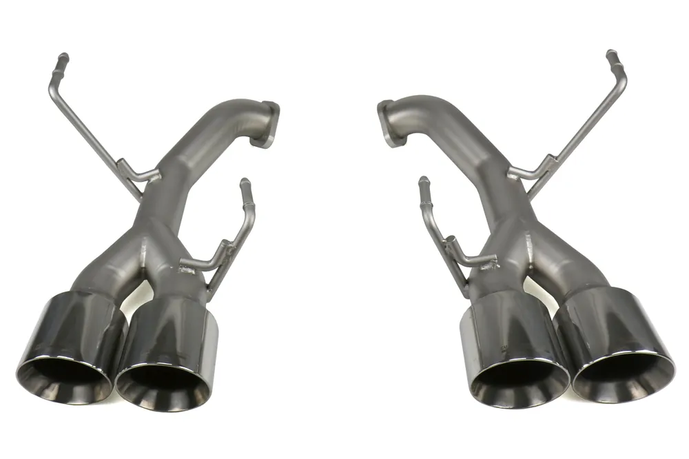 cp-e Austenite Off Road Axle Back Exhaust w/ Polished Tips - 2015-2021 Subaru WRX / STI