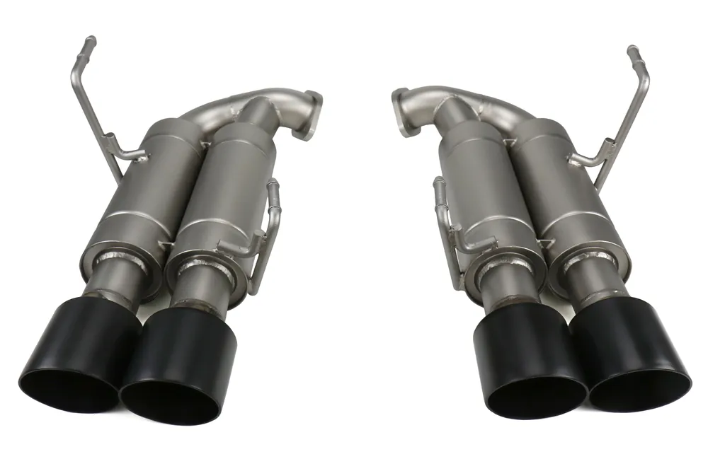 cp-e Austenite Axle Back Exhaust w/ Black Tips - 2015-2021 Subaru WRX / STI