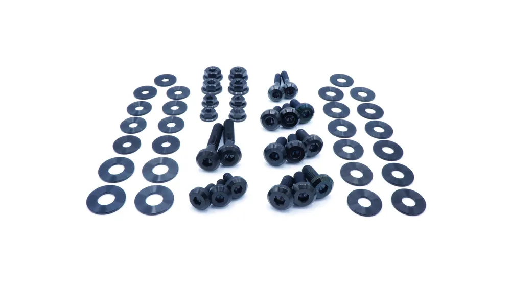 Fast Turn Fittings Stage 1 Engine Bay Kit Black - 2020-2024 Toyota Supra