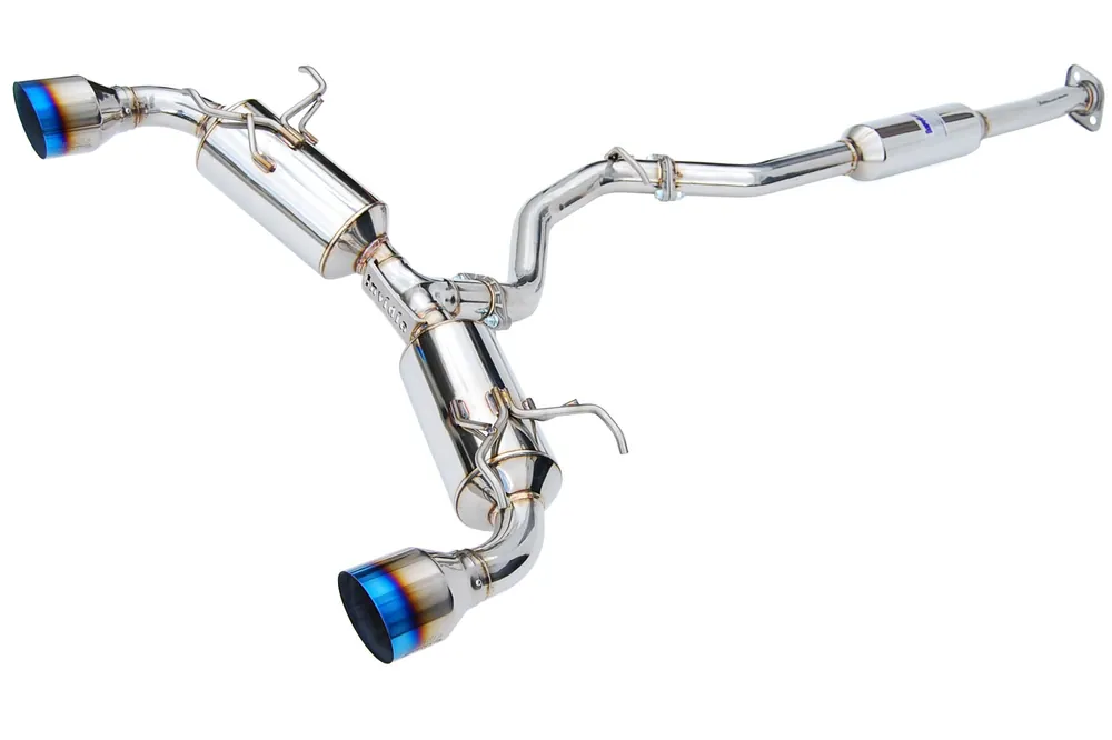 Invidia N2 Cat Back Exhaust - Titanium Tips - 2013-2024 Scion FR-S / Subaru BRZ / Toyota 86