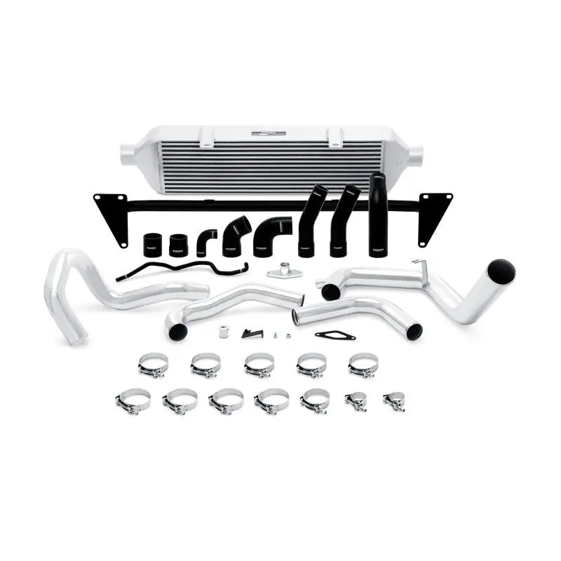 Mishimoto Front Mount Intercooler Black Silver - 2015-2021 Subaru STI