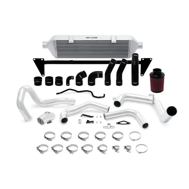 Mishimoto Front Mount Intercooler Silver w/ Intake - 2015-2021 Subaru STI