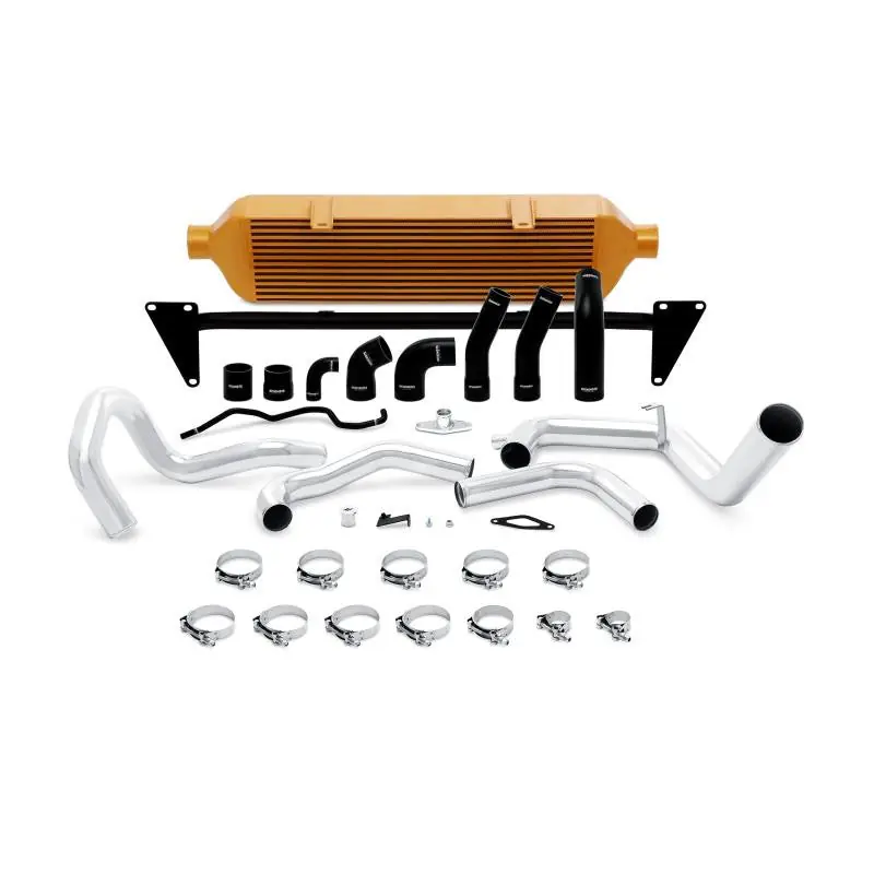 Mishimoto Front Mount Intercooler Gold - 2015-2021 Subaru STI