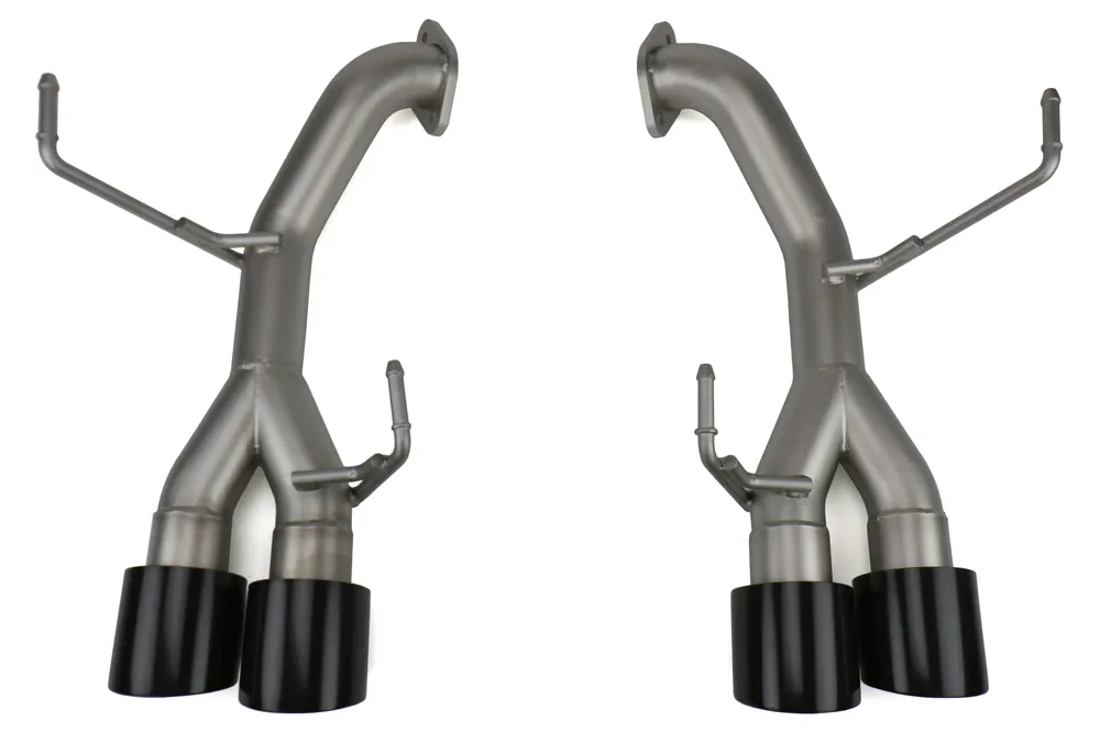 cp-e Austenite Off Road Axle Back Exhaust Muffler Delete w/ Black Tips - 2015-2021 Subaru WRX / STI