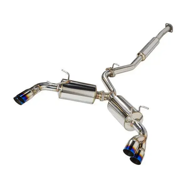 REMARK Sports Touring Cat-Back Exhaust Burnt Stainless Steel Tip Cover - 2022-2024 Subaru BRZ / Toyota GR86
