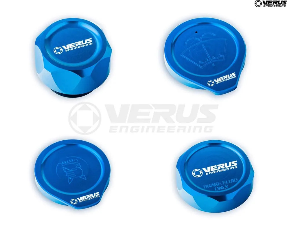 Verus Engineering EngineBayCapKit Blue - 2008-2021 Subaru WRX / STI
