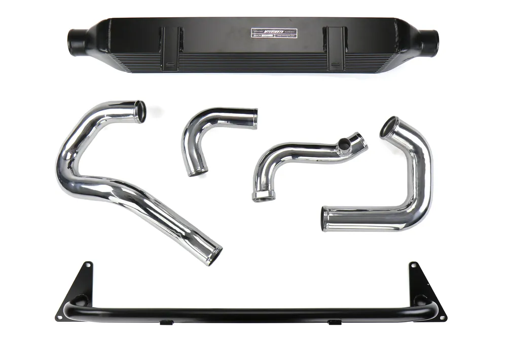Mishimoto Front Mount Intercooler Kit Black - 2015-2021 Subaru WRX
