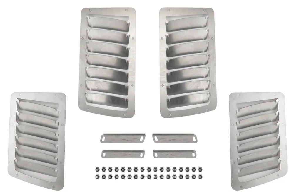 Verus Engineering Slanted Hood Louver Kit Aluminum - 2013-2021 Scion FR-S / Subaru BRZ / Toyota 86