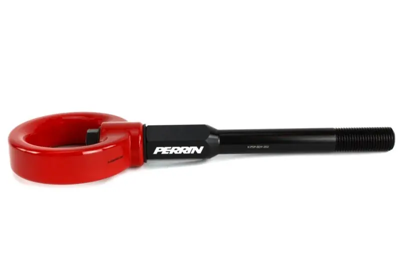 PERRIN Front Tow Hook (Red) - 2018-2021 Subaru WRX / STI / 2013-2016 Scion FR-S / 2013-2020 Subaru BRZ / 2017-2020 Toyota 86