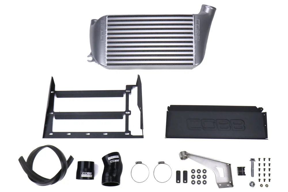 COBB Tuning Top Mount Intercooler Kit Silver - 2015-2021 Subaru WRX