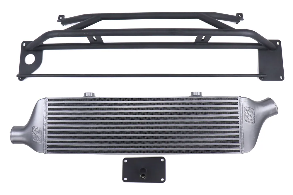 TurboXS Front Mount Intercooler Kit Wrinkle Red - 2015-2021 Subaru WRX