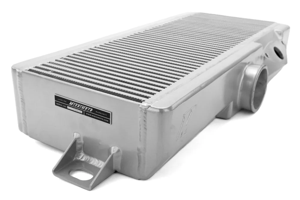 Mishimoto Top Mount Intercooler Silver/Black - Subaru STI 2008+