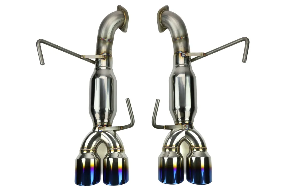 ETS Axle Back Exhaust System w/ Muffler Blue Tips - Subaru Models (inc. 2015-2020 WRX / 2015-2018 STI)