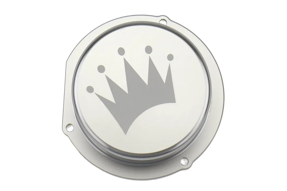TurboXS Billet Aluminum Vacuum Pump Cover Silver - 2015-2021 Subaru WRX