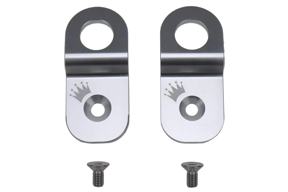 TurboXS Silver Radiator Stays - 2015-2021 Subaru WRX / STI