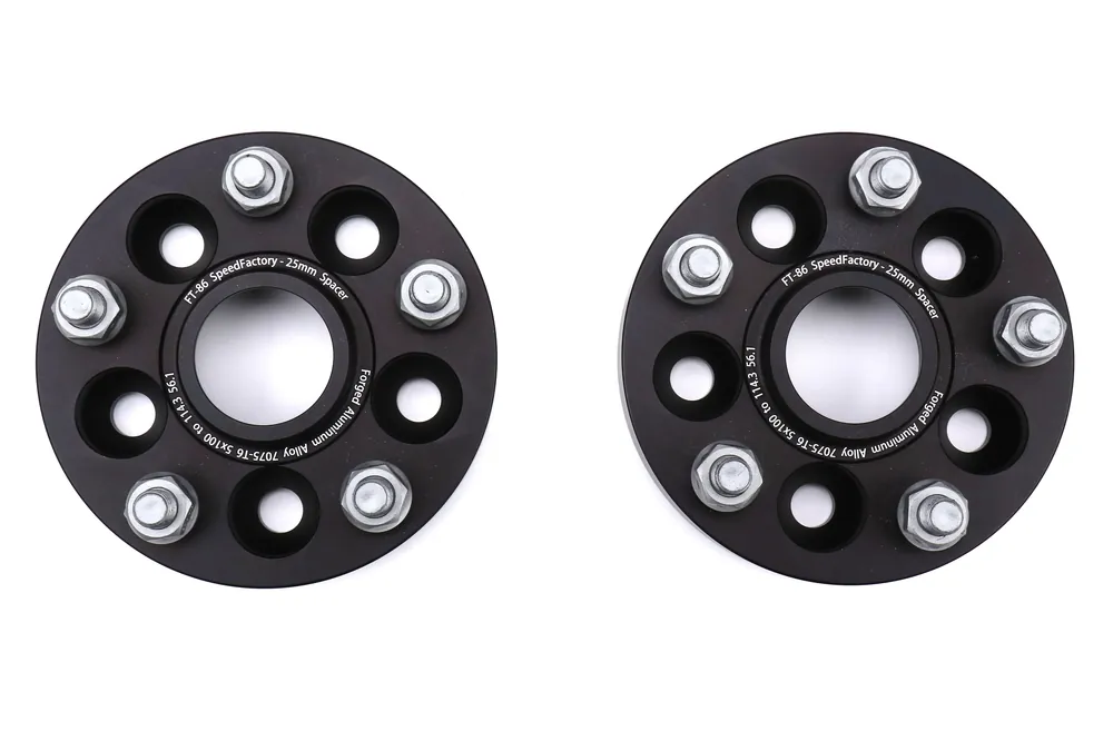 FT-86 SpeedFactory 5x100 to 5x114.3 25mm Forged Aluminum Wheel Adapters - Universal