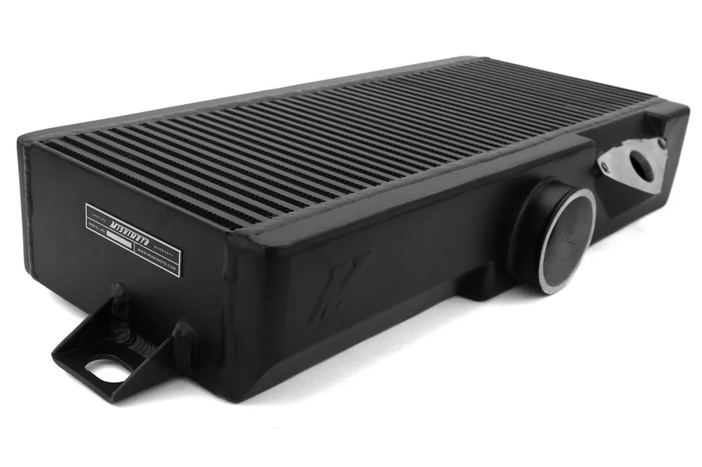 Mishimoto Top Mount Intercooler Black/Blue - 2008-2021 Subaru STI