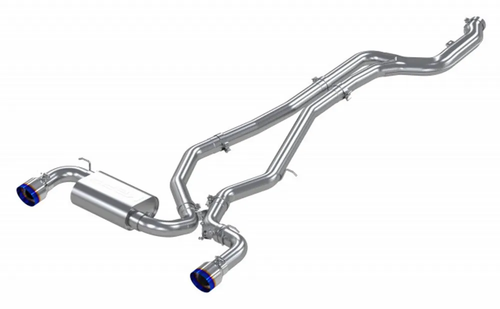 MBRP Cat Back Exhaust w/ Dual Rear Burnt Tips - 2020-2024 Toyota Supra